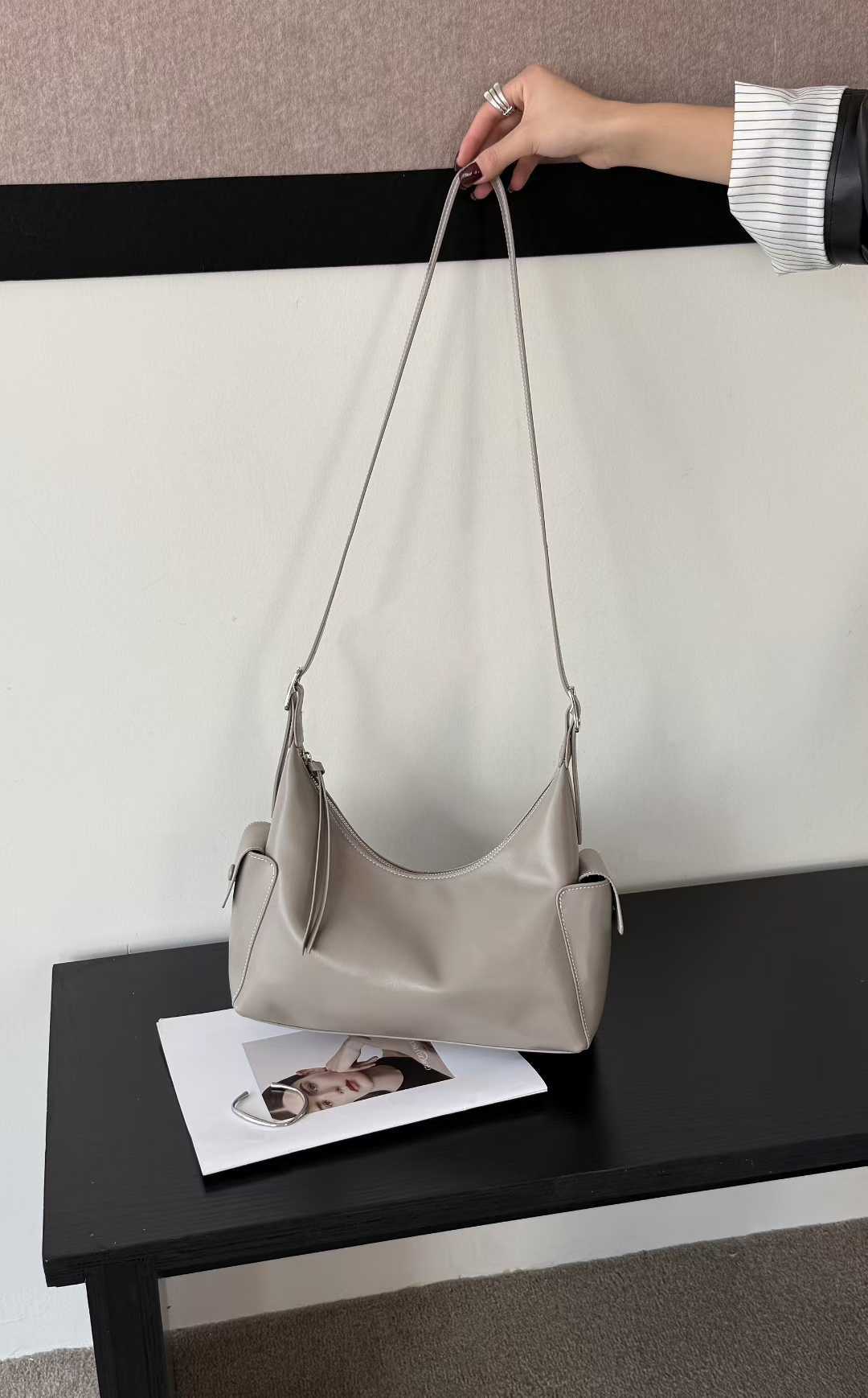 Women's First Layer Vegetable Tanning Leather Genuine Large Capacity Bags