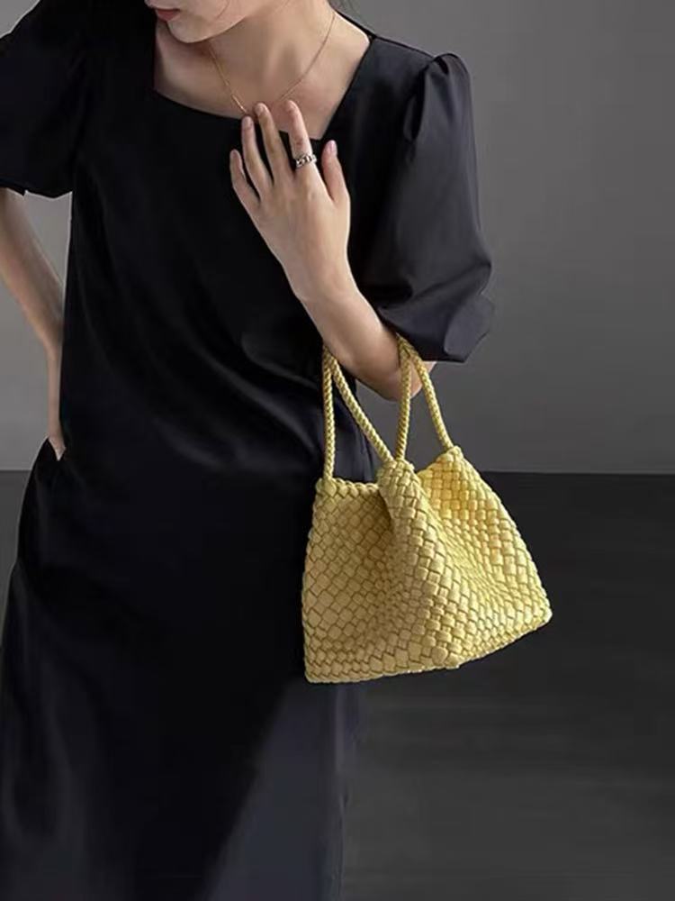 Women's High Sense Niche Hand-woven Vegetable Basket Women's Handbag