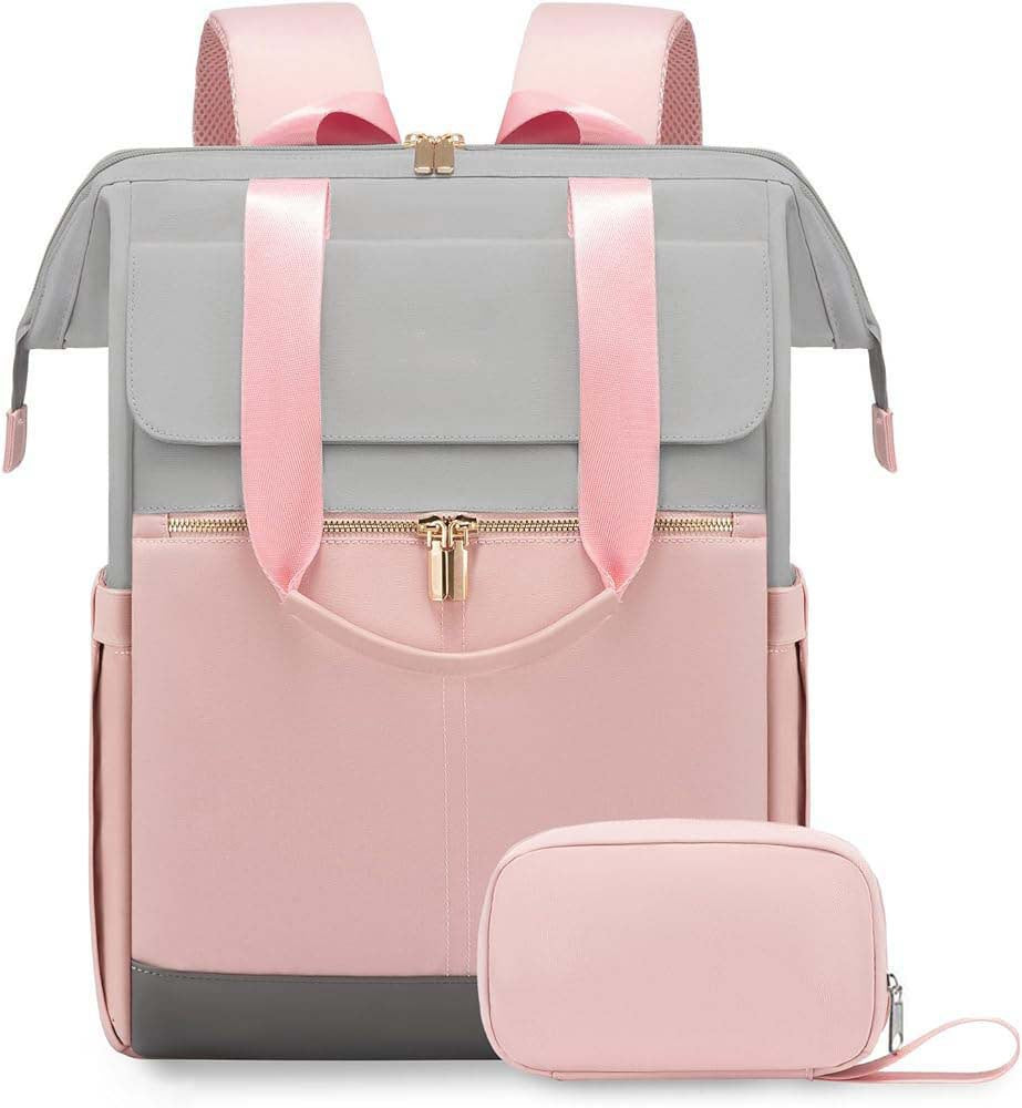 Durable Comfortable Women's Versatile Simple Cream Leisure Backpack