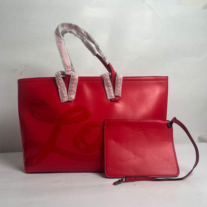 Rivet Letter Large Capacity Commute Minimalist Tote Bag