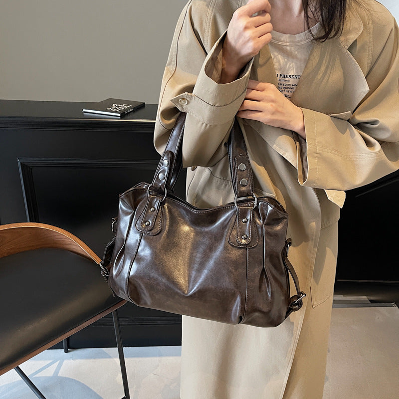 Women's Retro High Sense Trend Commuter Tote Bags