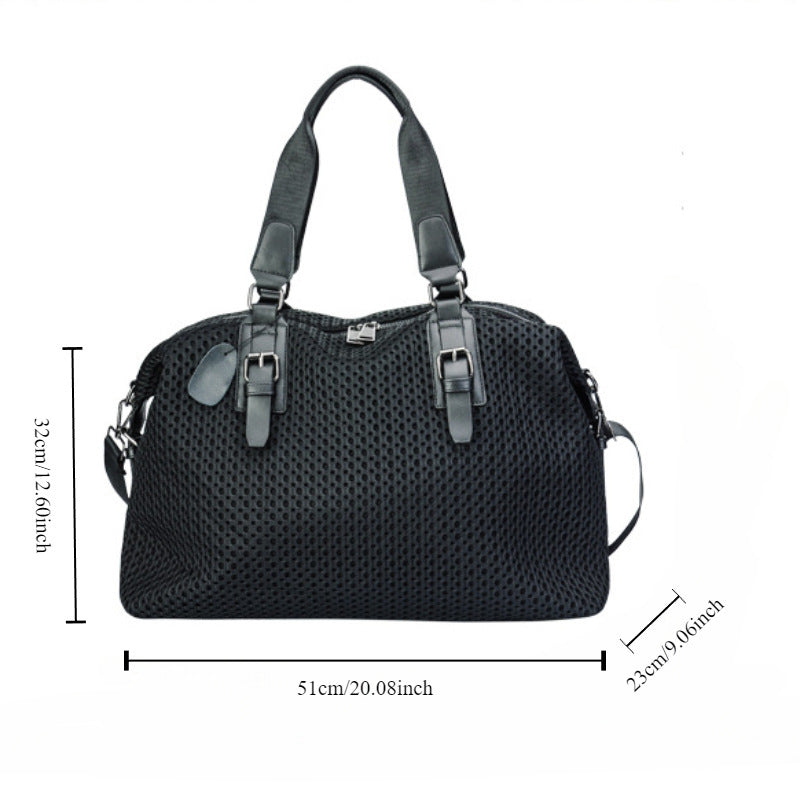 Classic Casual Simple Big Nylon Mesh Tote Bag