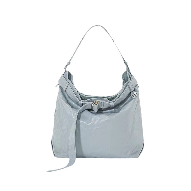 Le Simple Pleated Leather Wandering Son Mother Bags