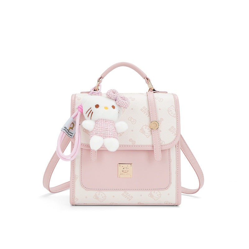 Women's British Style Fashion Cartoon Exquisite Cute Leisure Backpack