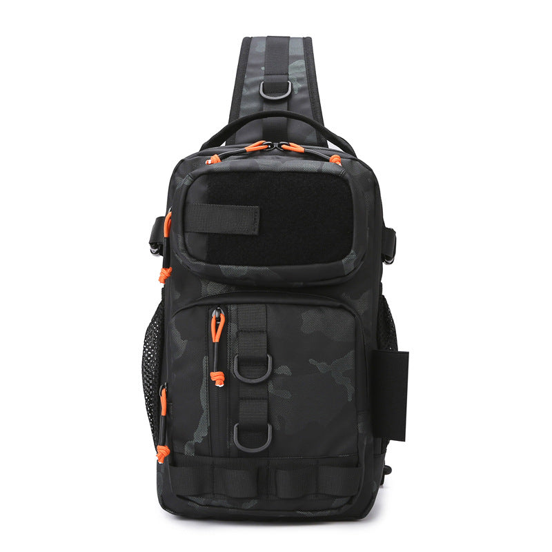 Women's & Men's Lure Fishing Waterproof Camouflage Cycling Sling Sports Backpack