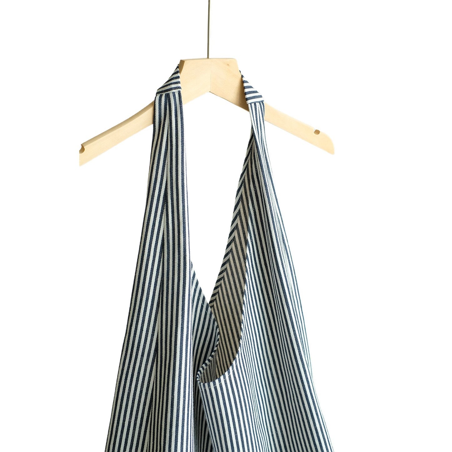 Women's Simple Portable Blue Striped Medium Daily Tote Bag