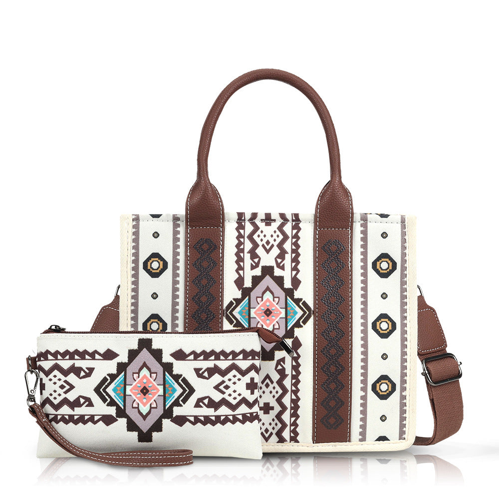 Women's Set Bohemian Canvas Large Capacity Combination Bags