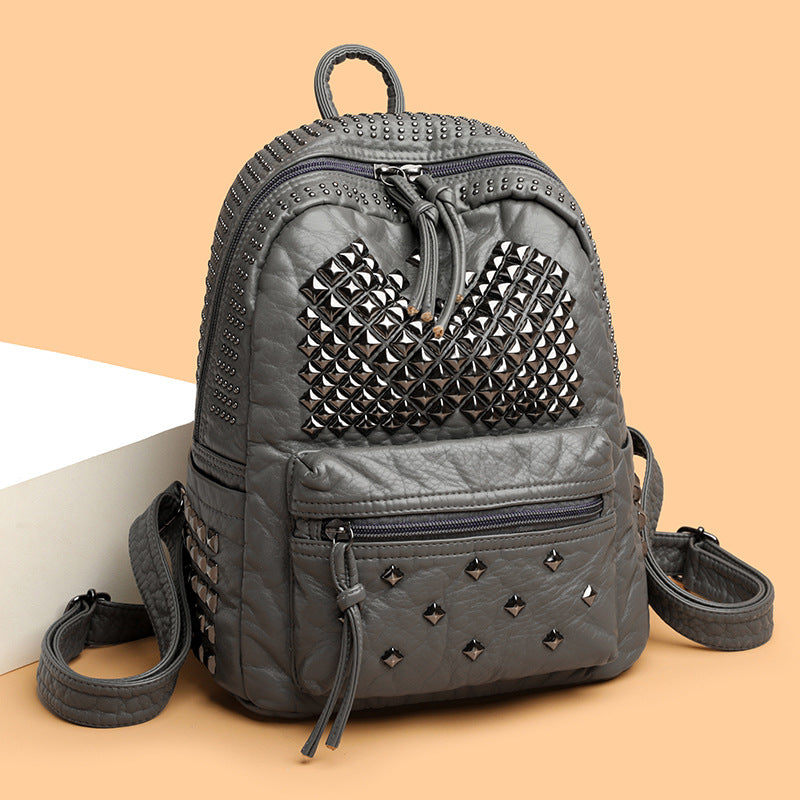 Women's Punk Rivet Iron Leisure Fashionable Phone Bags