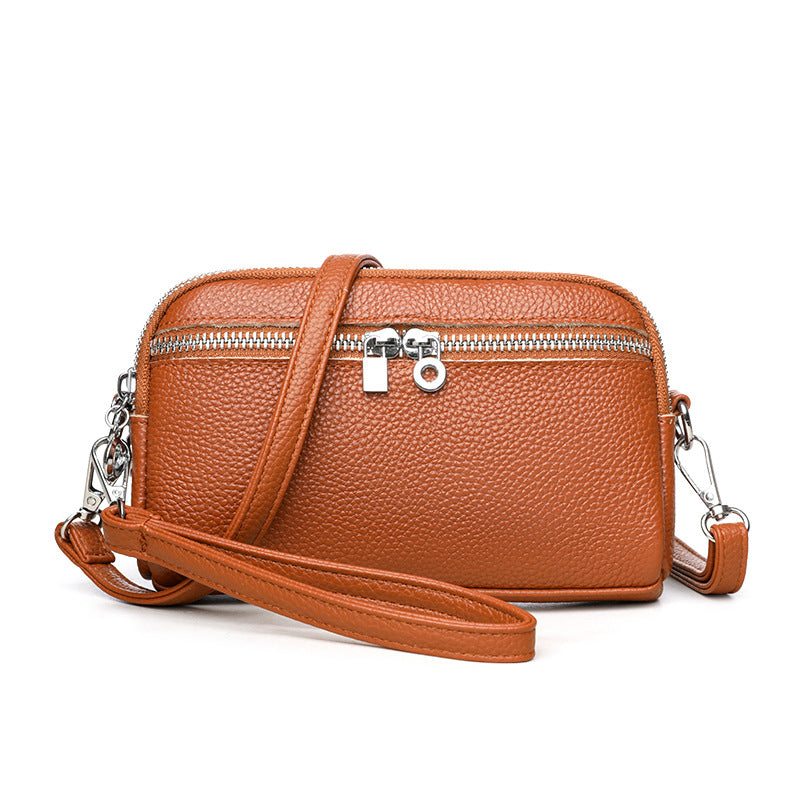 Women's First Layer Cowhide Fashion Genuine Leather Large Capacity Versatile Bags