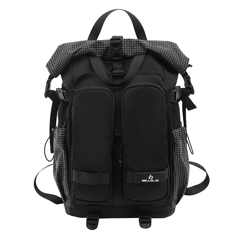 Women's & Men's Trendy Motorcycle Commuter Large Capacity Backpacks