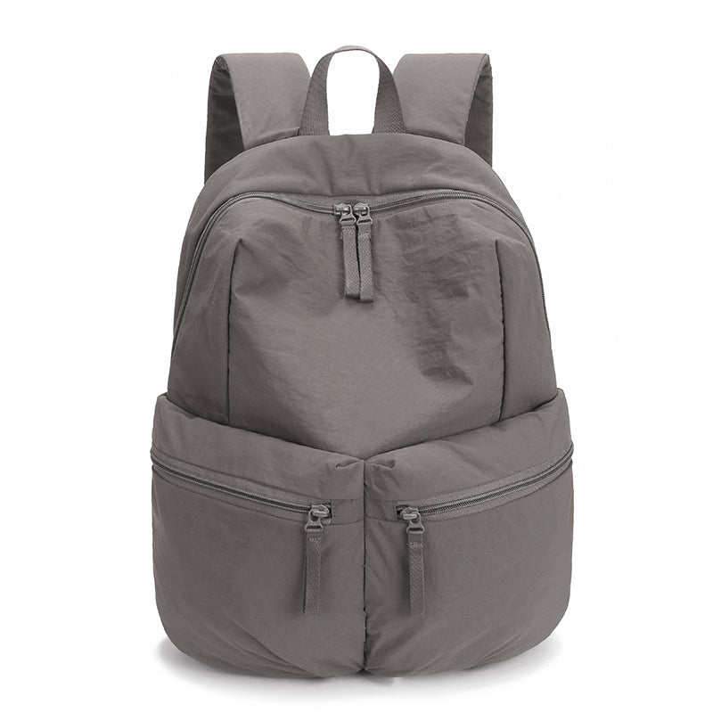 Women's Simple College Nylon Cloth Outing For Leisure Backpack