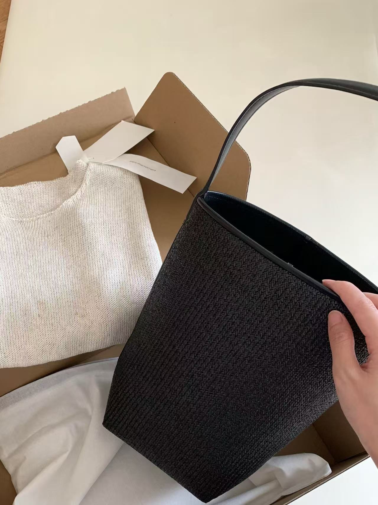 Beautiful Charming Women's Fashion Straw Design Women's Shoulder Bag