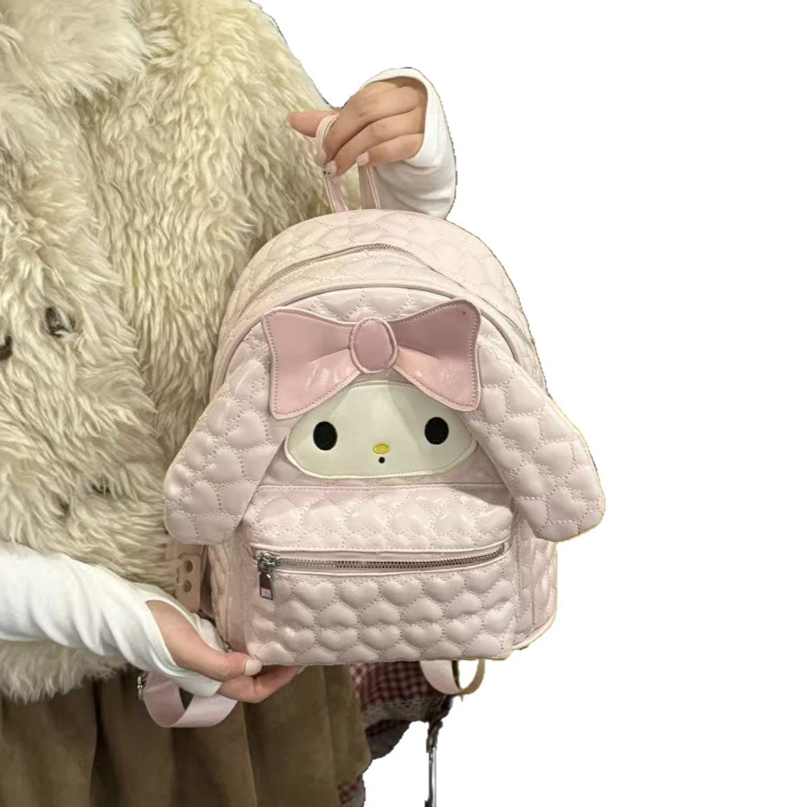 Cute Melody Female Heart Versatile Large Capacity Backpacks