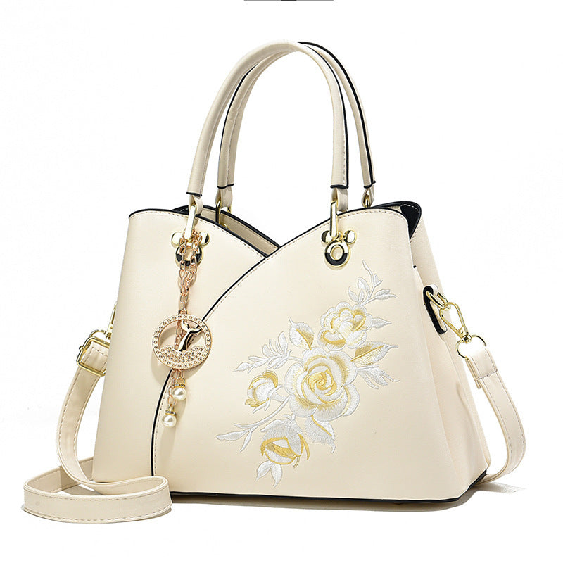 Women's Chinese Style Commuter Large Capacity Embroidered Women's Shoulder Bag