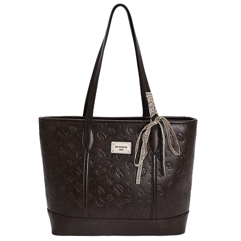 Women's Large Capacity Fashion Commuter High-grade Portable Tote Bag