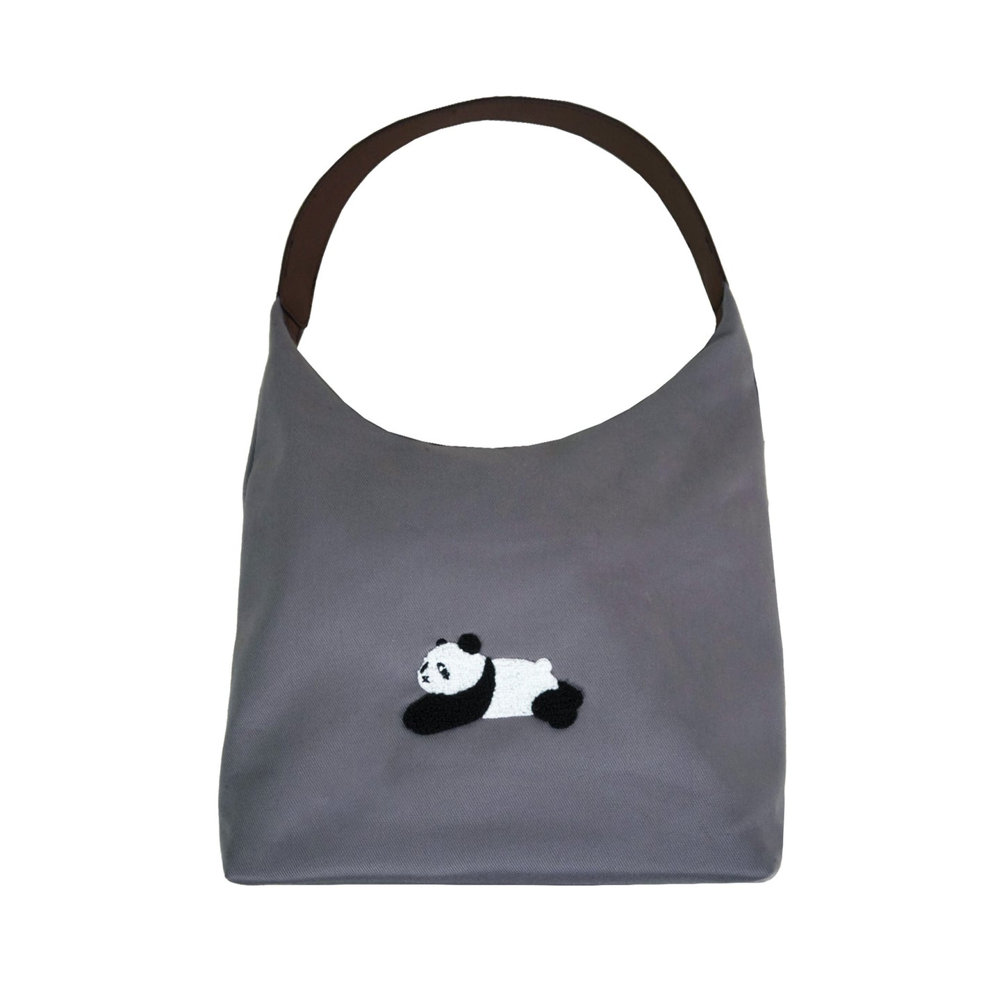 Women's Embroidered Panda Canvas Large Capacity Class Bags