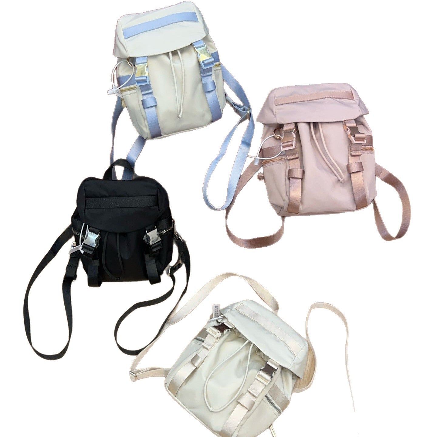 Women's Cute Exquisite Waterproof Color Matching Drawstring Women's Backpack