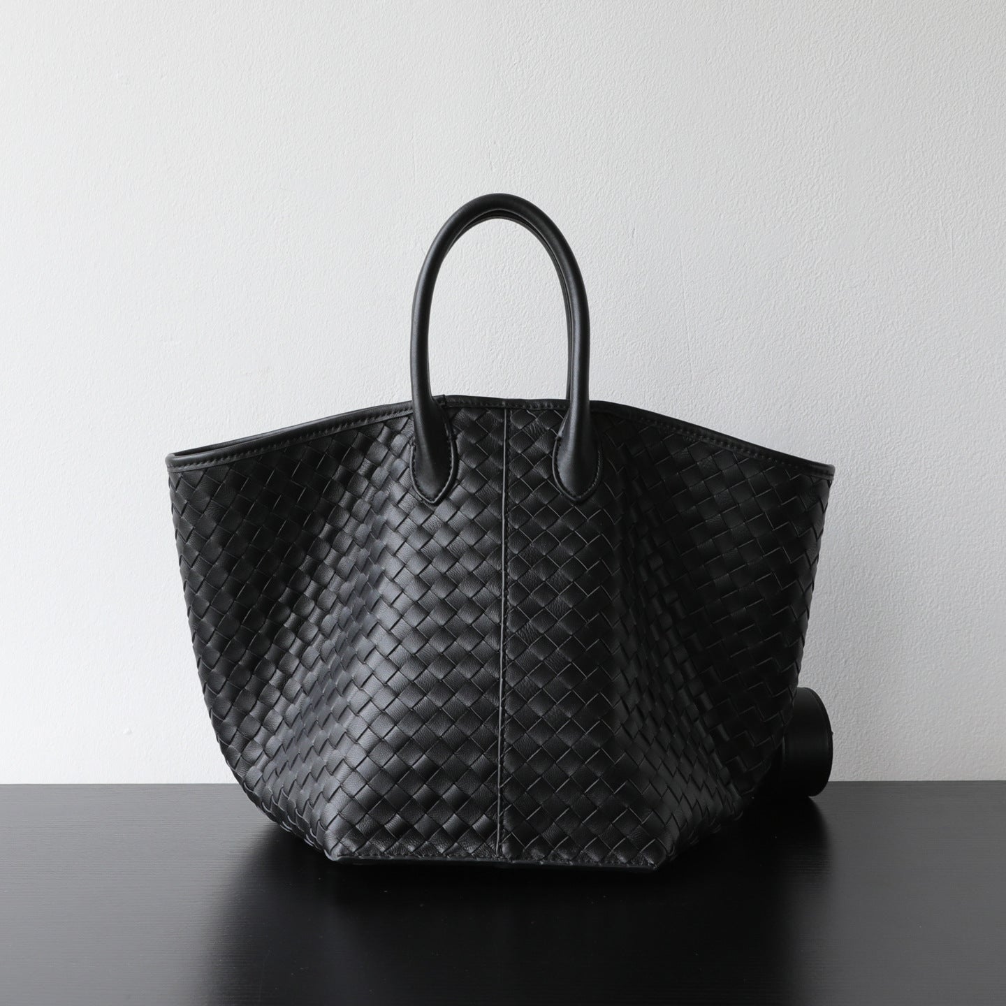 Women's Affordable Luxury Style Sheepskin Woven Wings Tote Bag