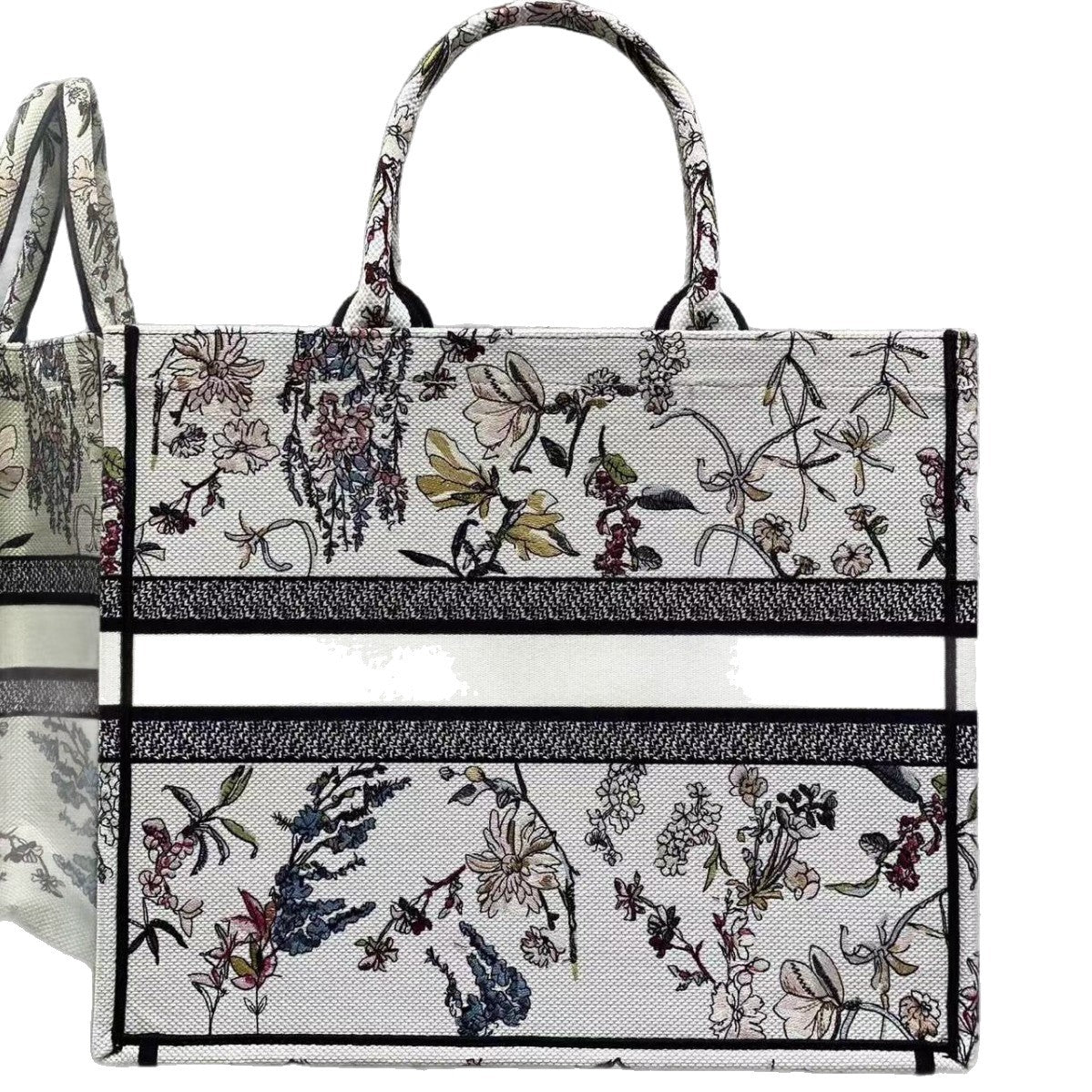 Women's Tiger Embroidered Large Capacity Mummy Shopping Bags