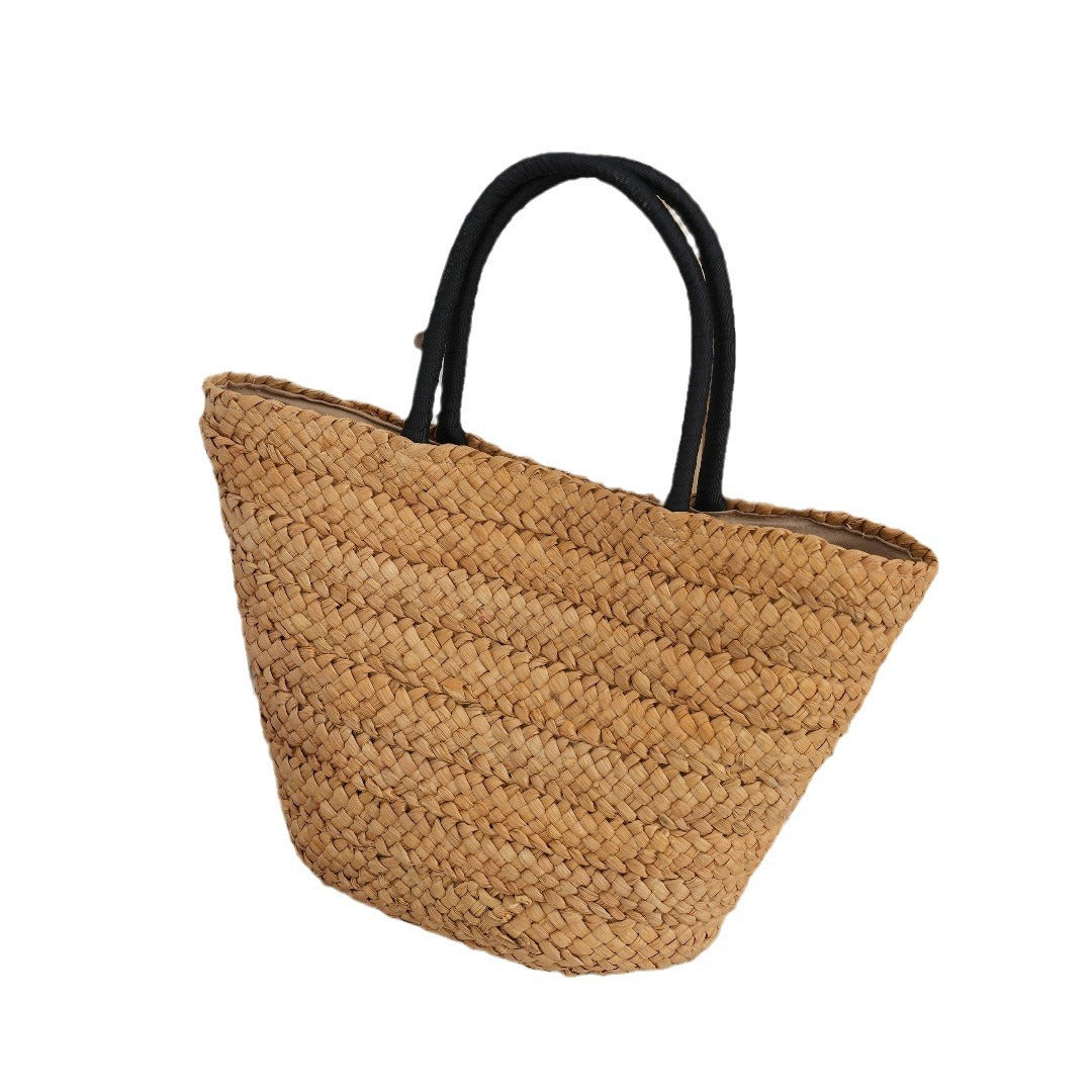 Straw Vacation Summer Connector Versatile Style Women's Handbag