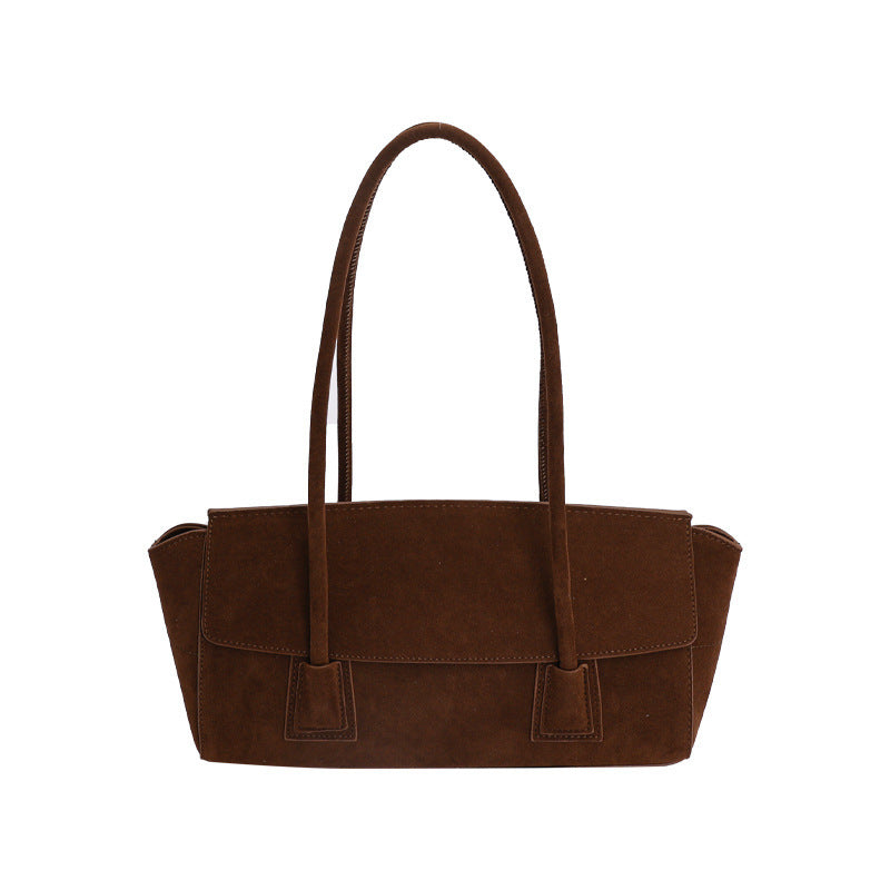 Women's High Quality Suede Underarm Fashion Simple Women's Shoulder Bag