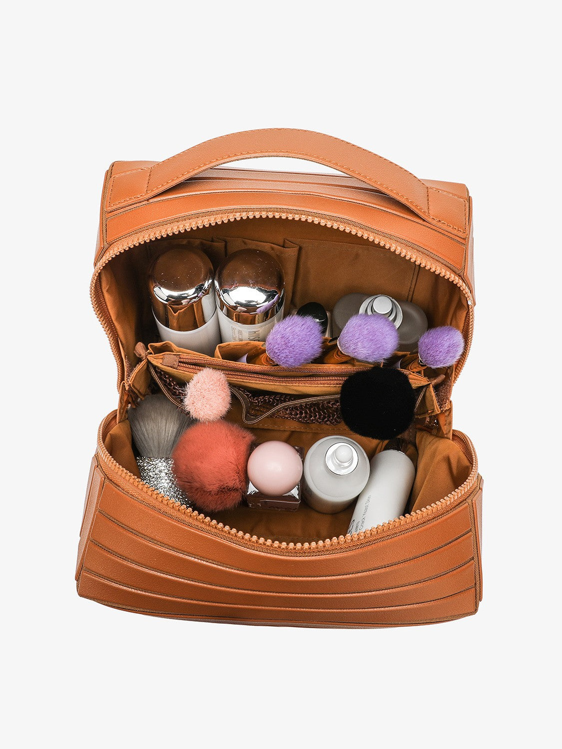 Folding European Simple Practical Large Capacity Beautiful Storage Commuter Makeup Bag