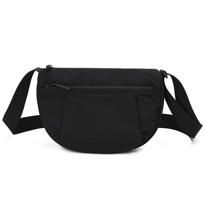 Women's Simple Nylon Cloth Light Luxury Minority Korean Dumplings Large Women's Shoulder Bag
