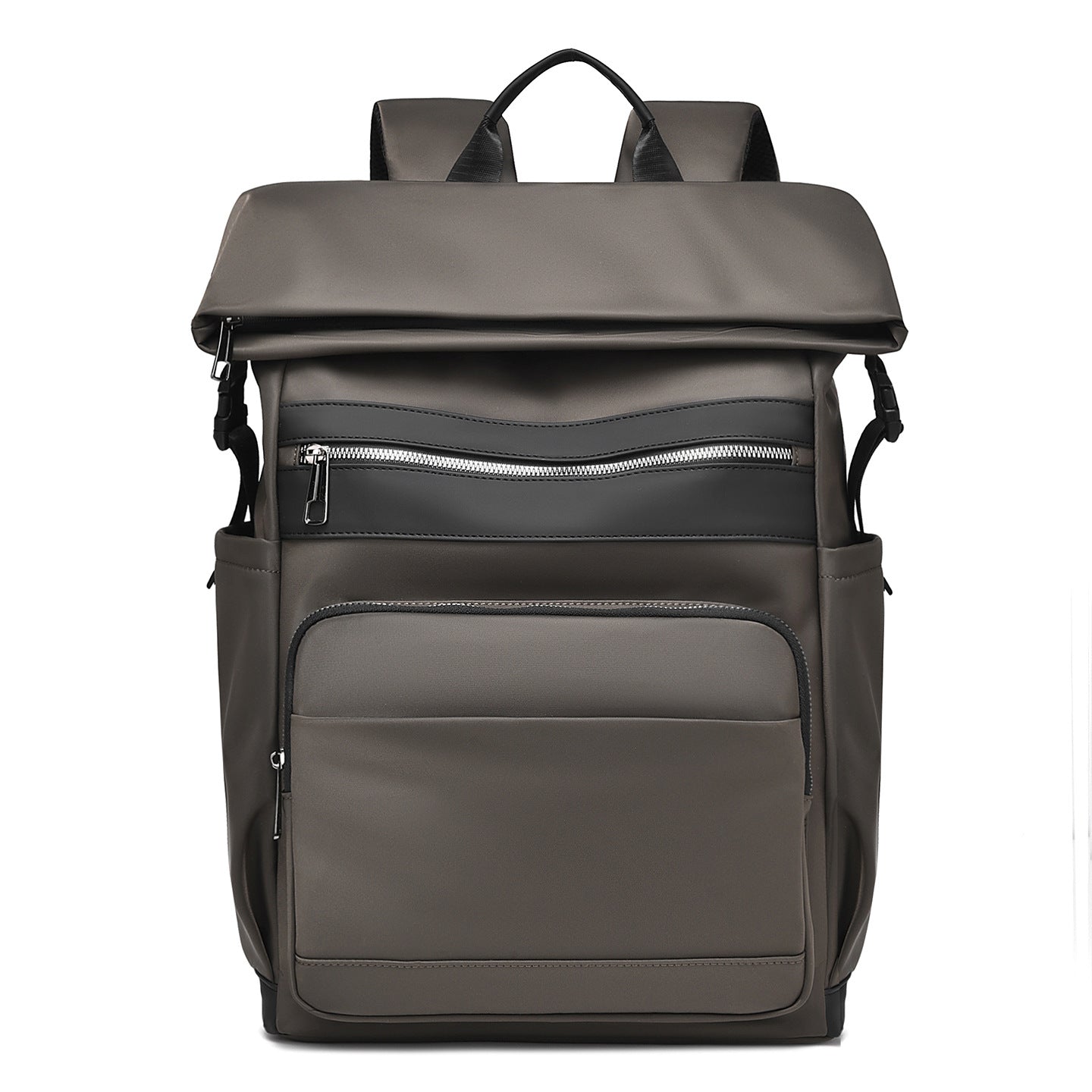 Men's Fashion Curved Edge Design Computer Business Backpacks