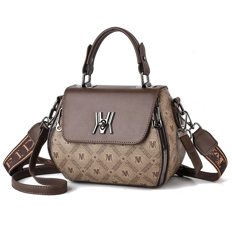 Women's Textured Apple Simple Elegant Large Capacity Bags