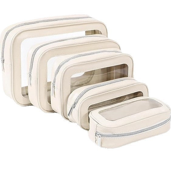 Portable Female Advanced Eye Shadow Waterproof Cosmetic Bags