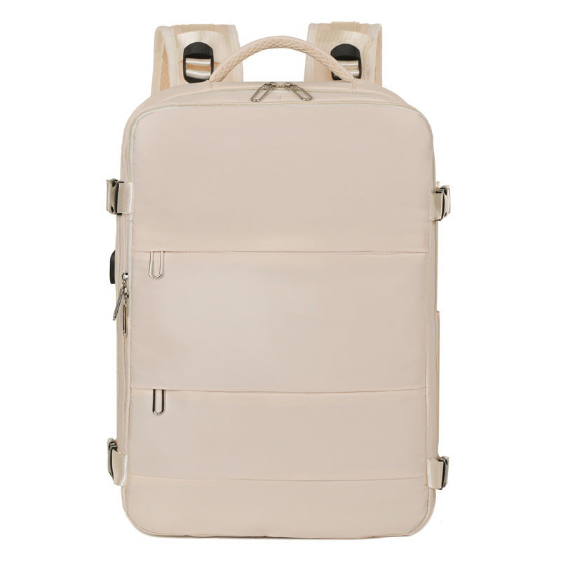 Trendy Large Capacity Carrying Double Zipper Business Backpack