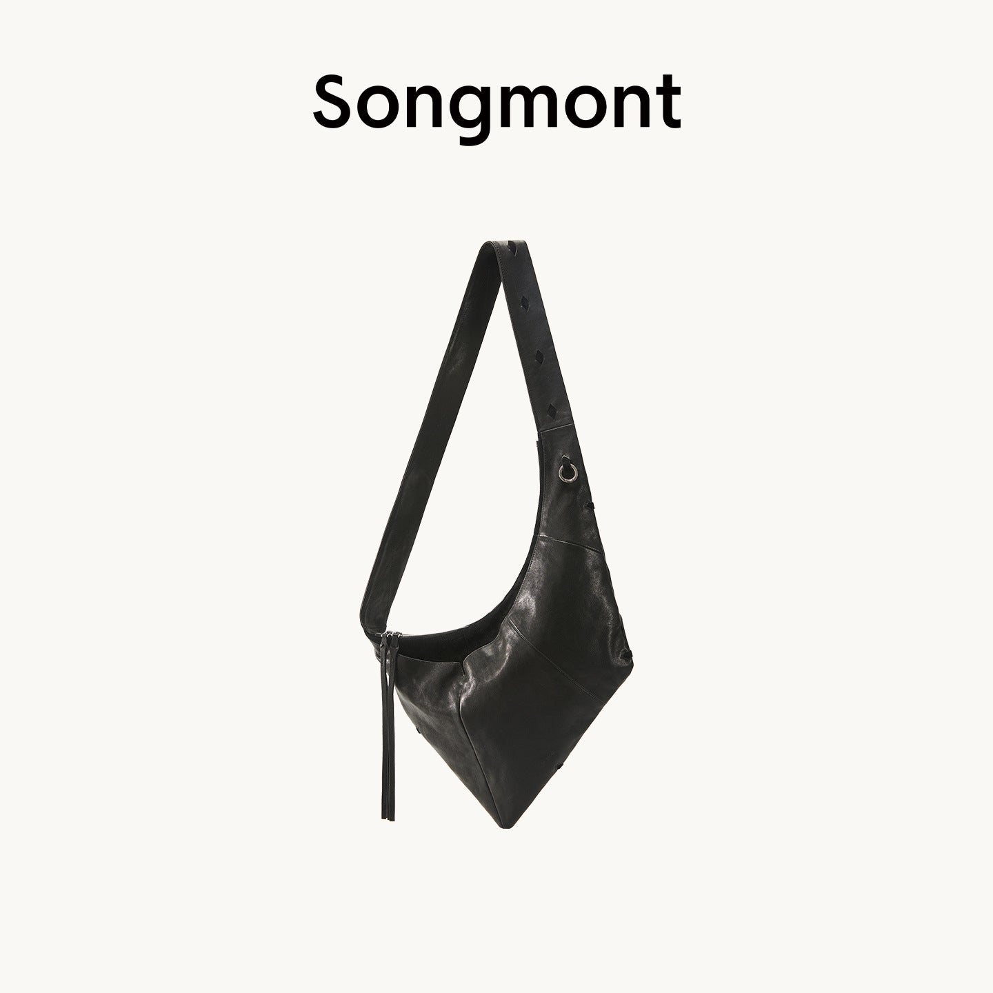 With Loose Broken Shell Series Seed Underarm Bag