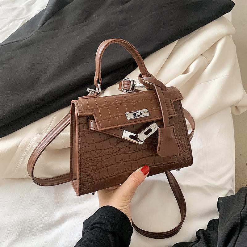 Women's Trendy Fashionable Stylish Crocodile Pattern Kelly Women's Messenger Bag