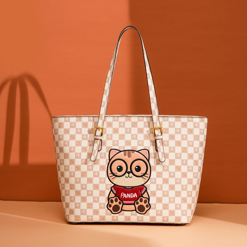 Women's Source Large Capacity Fashion Commuter Korean Style Tote Bags
