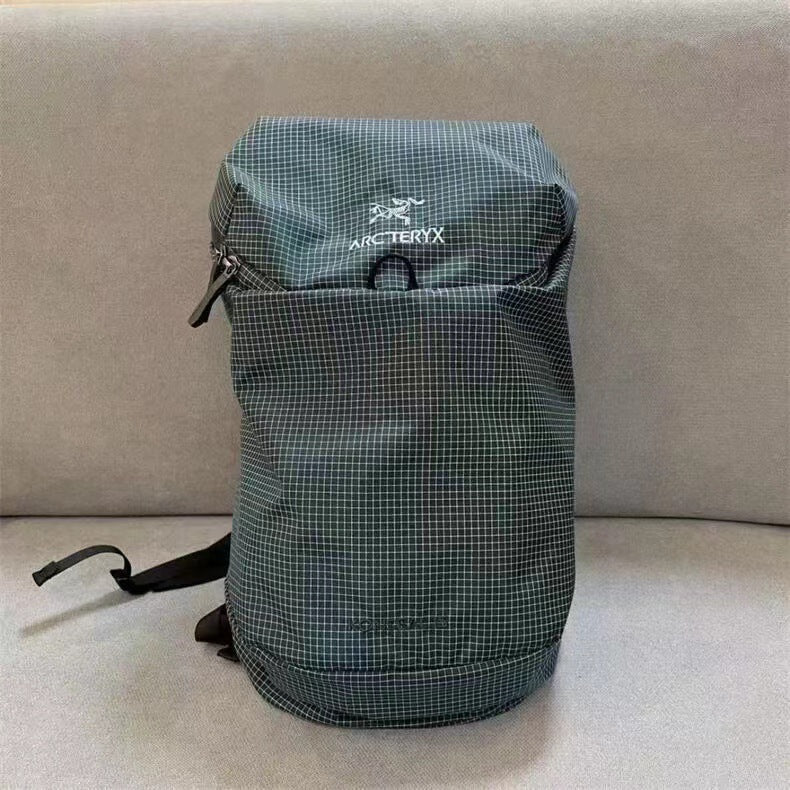 Women's & Men's Chicken Skeleton Large Capacity Plaid Lightweight Waterproof Leisure Backpack