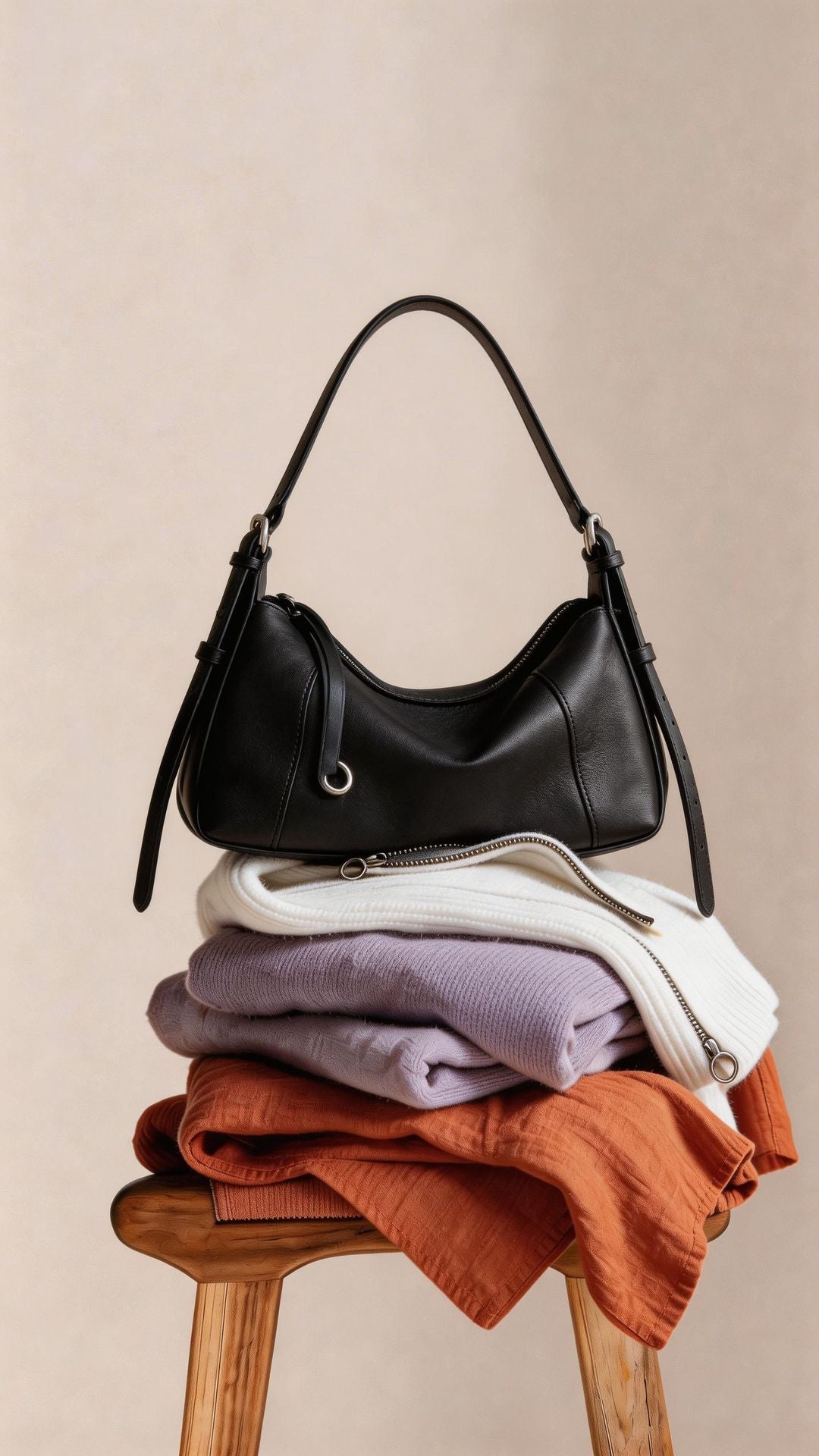 Women's First Layer Cowhide Fashion Leather Portable Women's Shoulder Bag