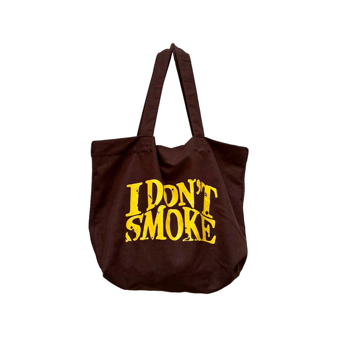 Women's Letter Printing Jean Idle Style Textured Large Capacity Bags
