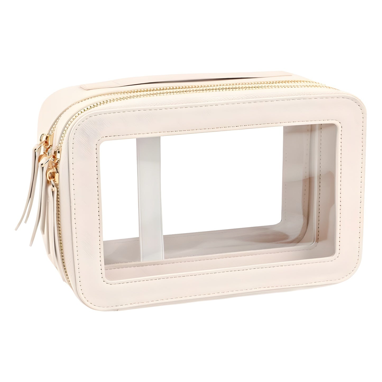 Toiletries Waterproof Storage Large Capacity Double Deck Cosmetic Bags
