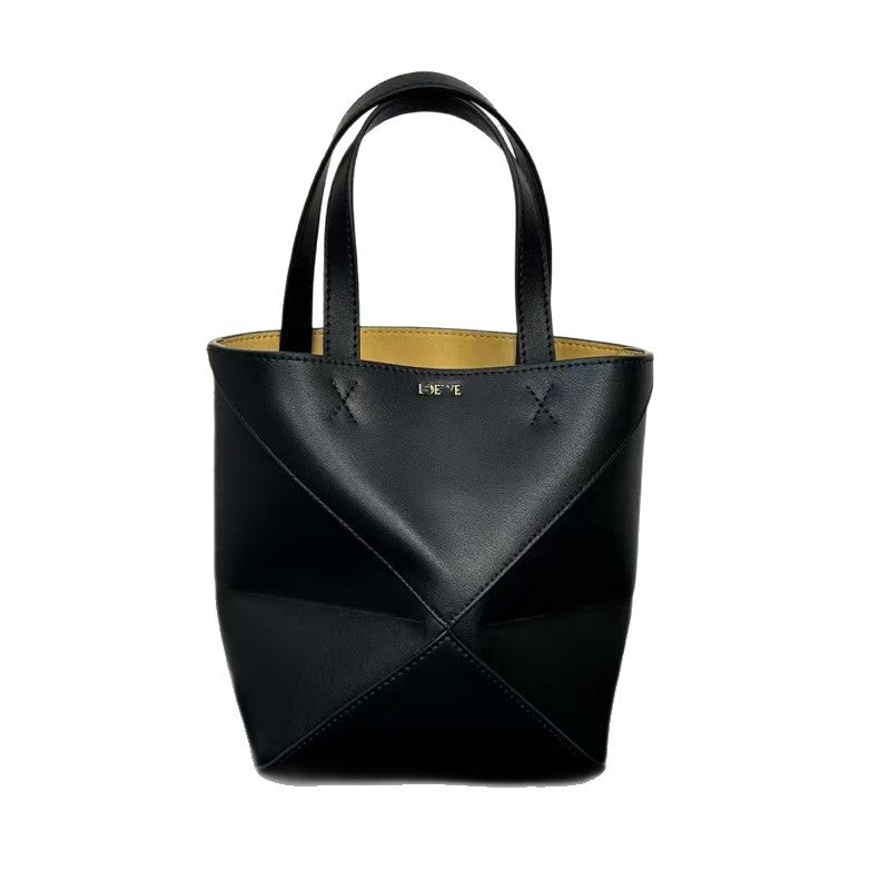 Women's Spring Deformation Folding Geometric Portable Large Women's Messenger Bag