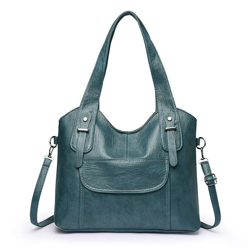 Winter Large Capacity Portable Trendy Soft Women's Shoulder Bag