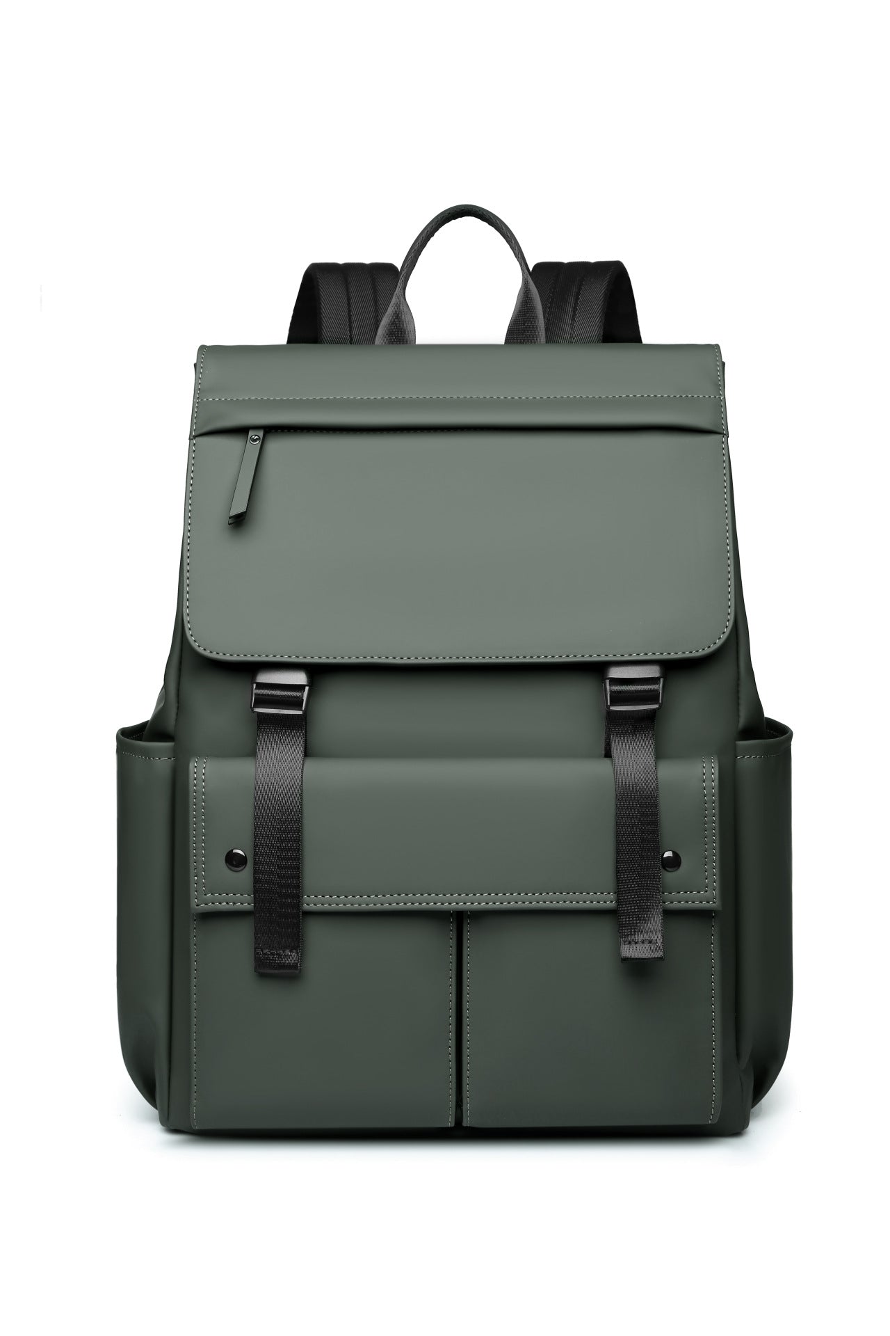 Men's Double Computer Business Commuter Korean Style Derm Leisure Backpack