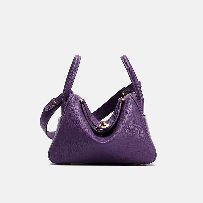 Lindy Classic Fashion Litchi Pattern Portable Bags