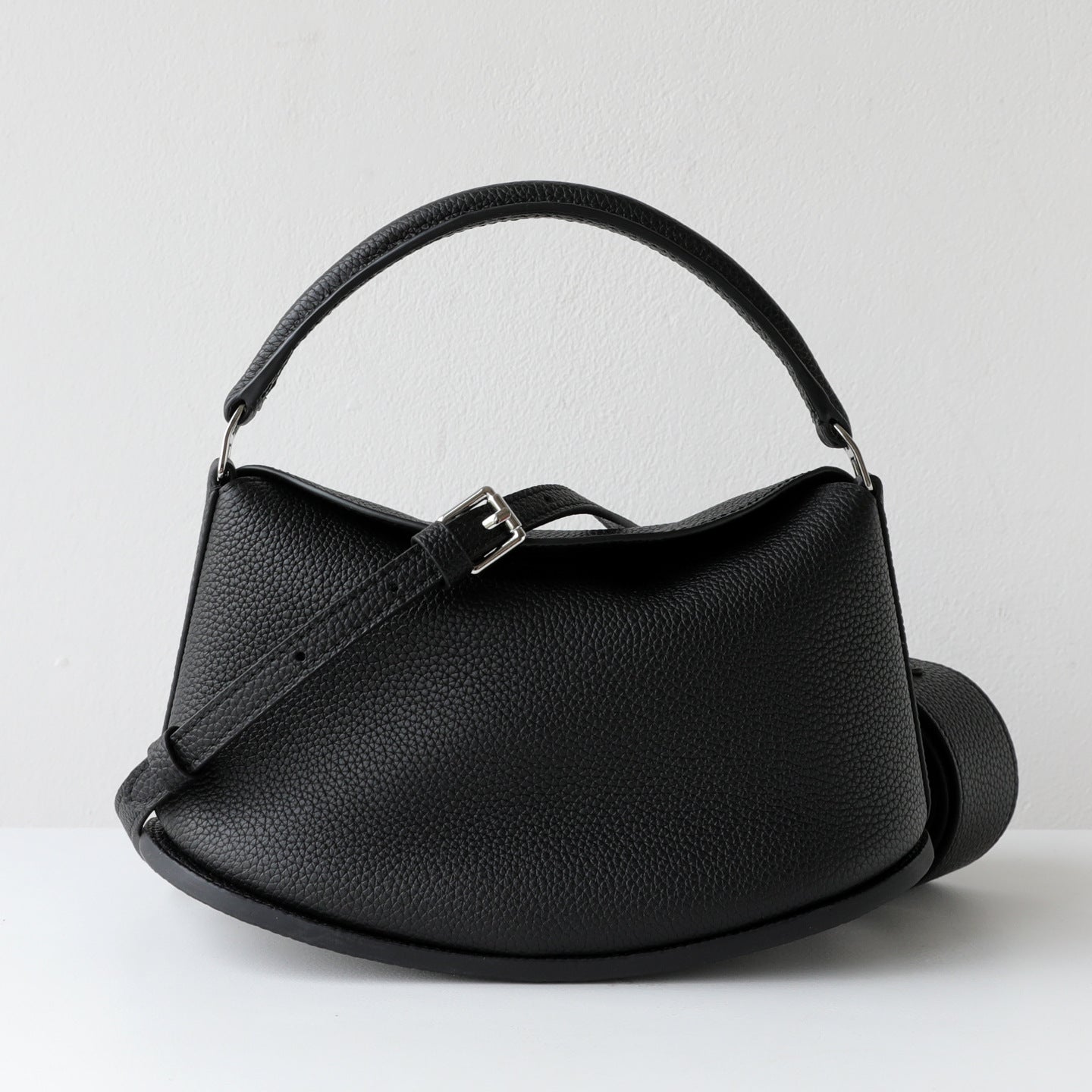 Women's High-grade First Layer Cowhide Ingot Simple Women's Handbag