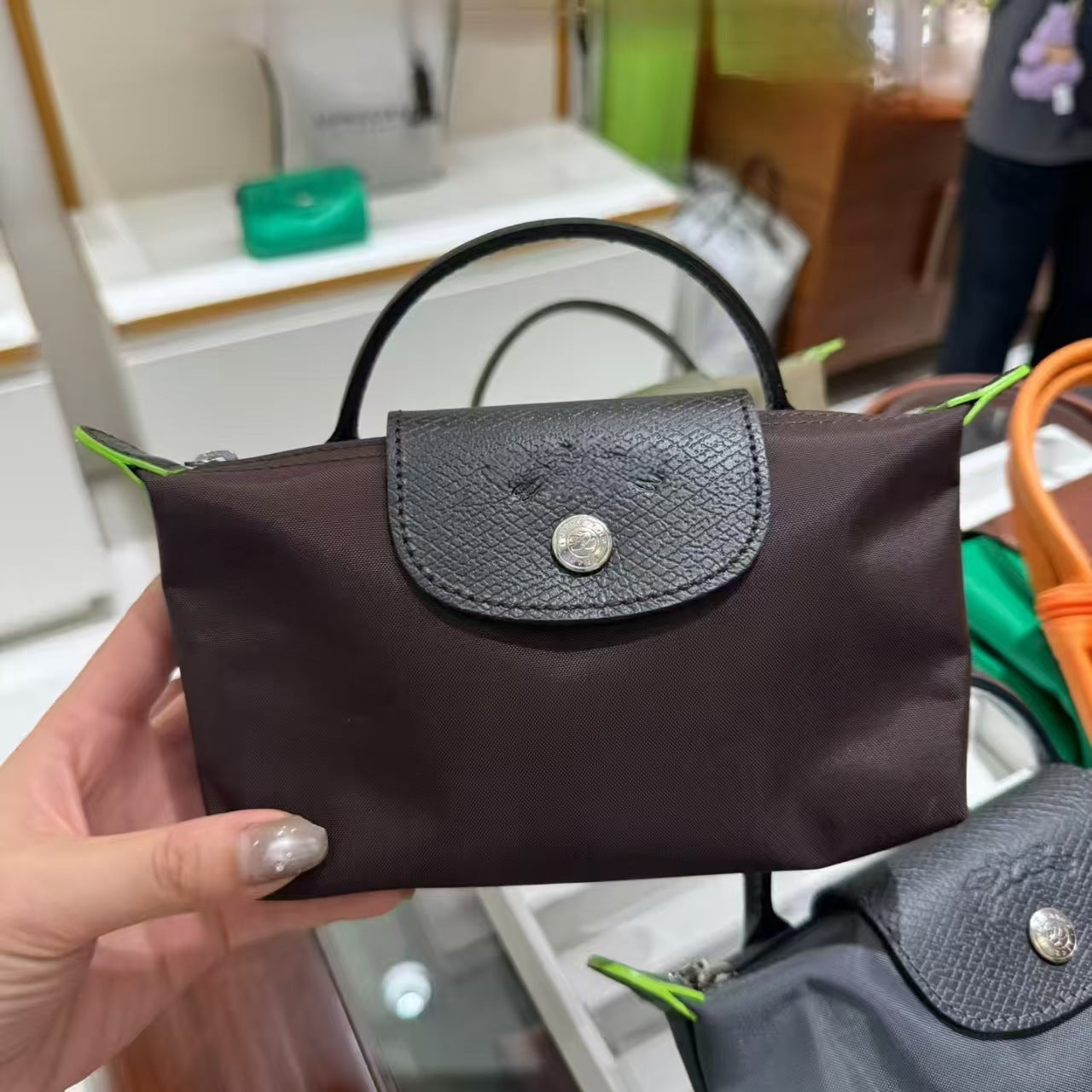 Women's French Nylon Dumpling Mini Single Bags