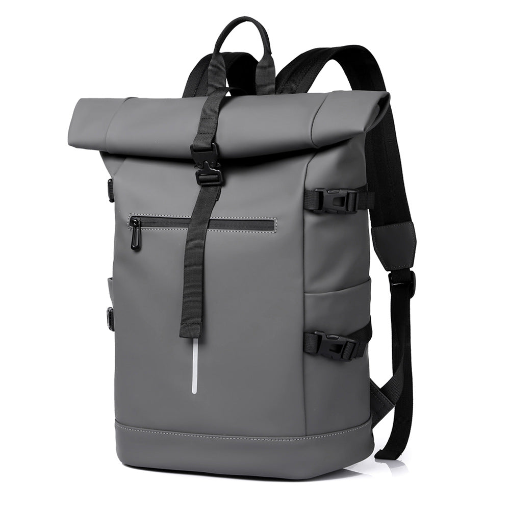 Curved Edge Computer Simple Versatile Large Capacity Waterproof Backpacks