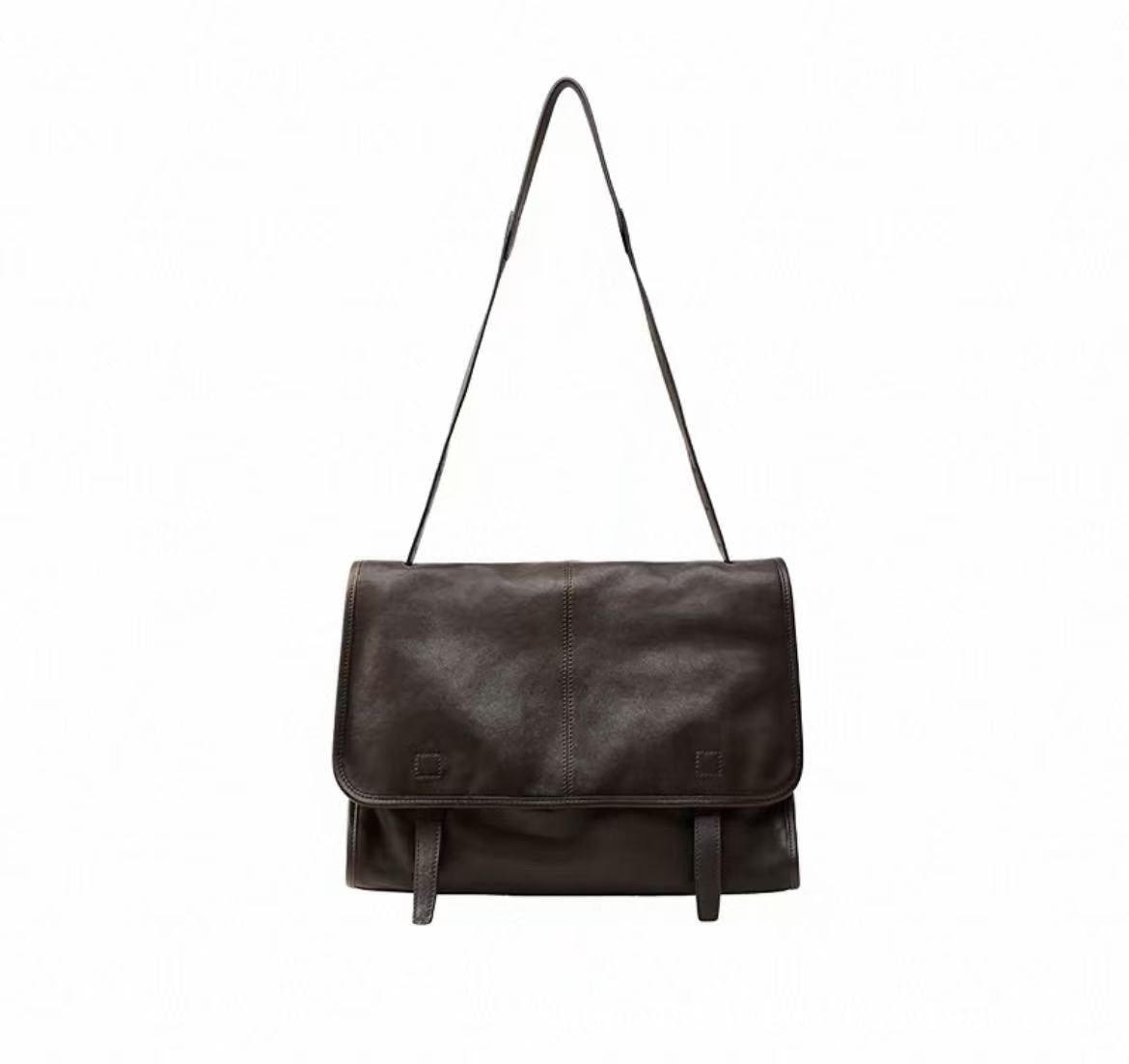 Women's Vegetable Tanned Sheepskin Mail Loose Large Capacity Commute Women's Backpack