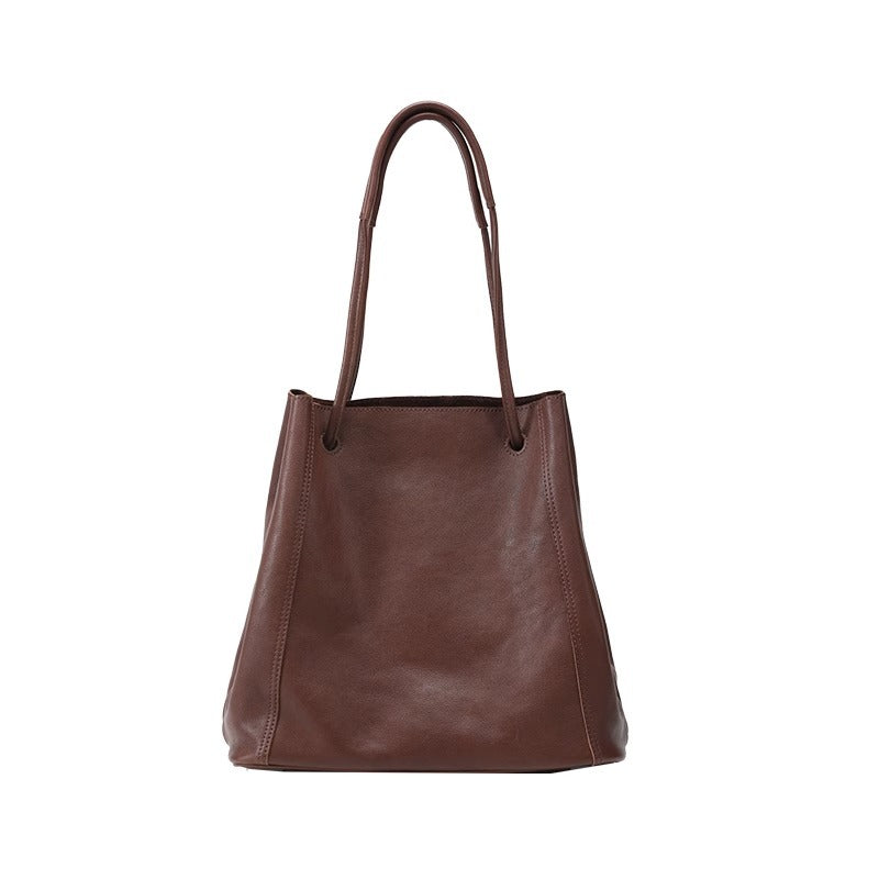 Lazy Commuter High-grade Genuine Leather Large Bags