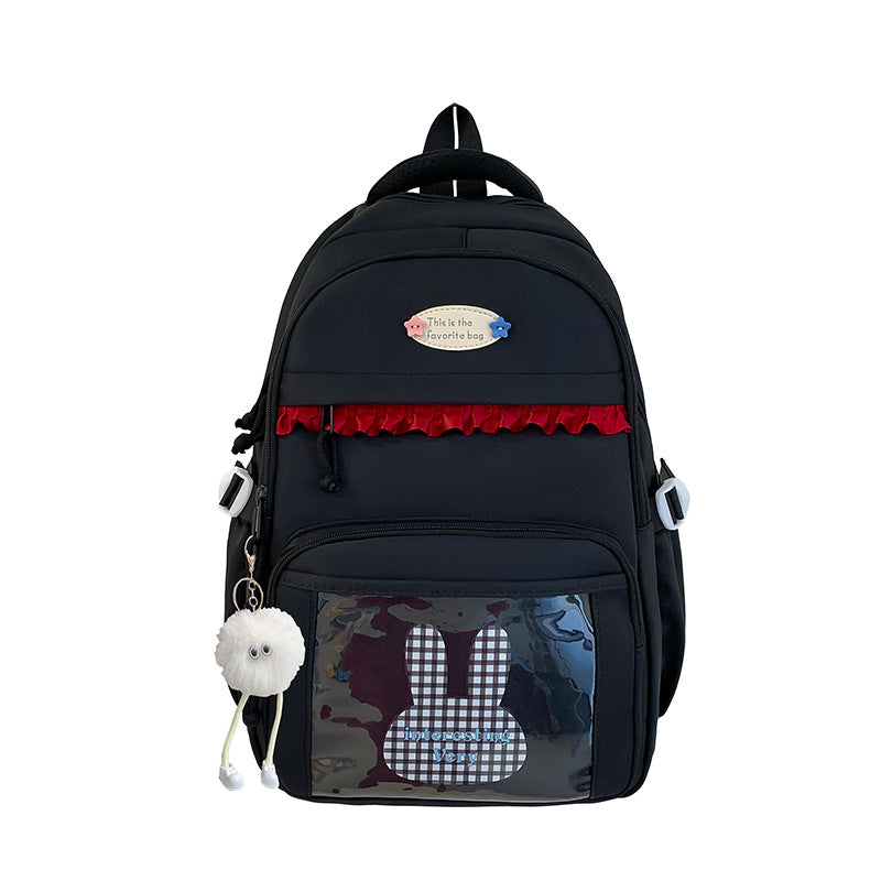 Style Niche Junior High Female Cute Leisure Backpack