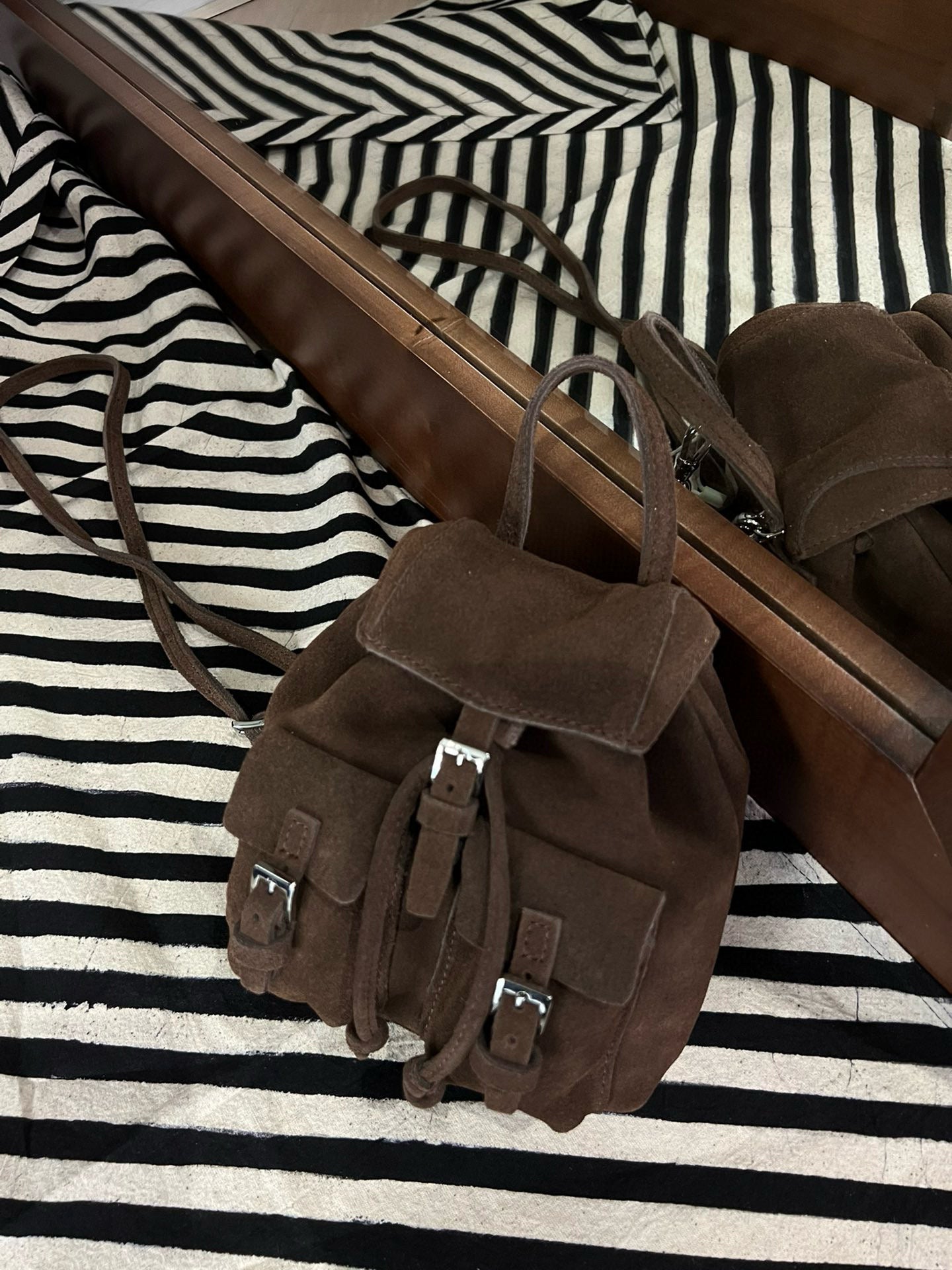Layer Cowhide Design Fashion Commuter Mini Women's Backpack