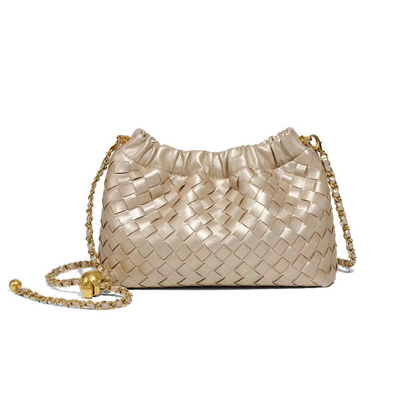 Women's High-grade Diamond Cloud Hand-woven Fashion Simple Bags